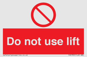 PA5785: Do not use lift