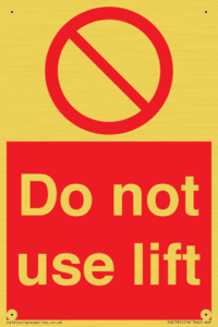 PA5785: Do not use lift