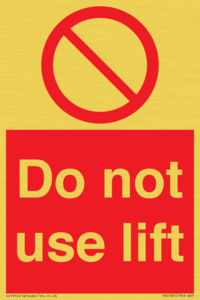 PA5785: Do not use lift