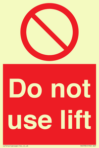 PA5785: Do not use lift