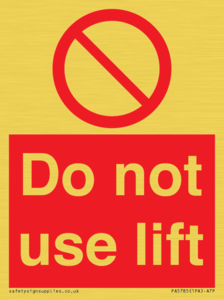 PA5785: Do not use lift