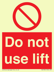 PA5785: Do not use lift