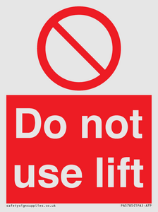 PA5785: Do not use lift