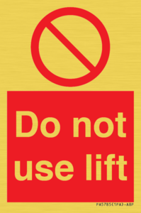PA5785: Do not use lift