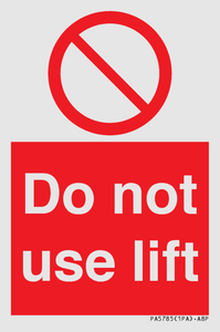 PA5785: Do not use lift