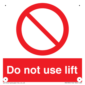 PA5785: Do not use lift