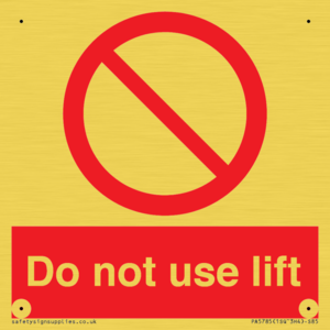 PA5785: Do not use lift