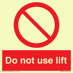 PA5785: Do not use lift