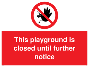 PA5953: This playground is closed until further notice