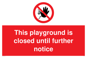 PA5953: This playground is closed until further notice