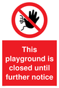 PA5953: This playground is closed until further notice