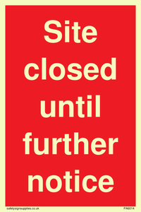 PA6014: Site closed until further notice