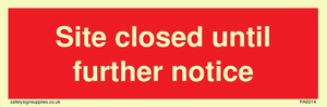 PA6014: Site closed until further notice