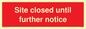 PA6014: Site closed until further notice