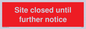 PA6014: Site closed until further notice