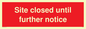 PA6014: Site closed until further notice
