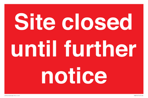 PA6014: Site closed until further notice