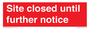 PA6014: Site closed until further notice
