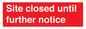 PA6014: Site closed until further notice