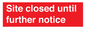 PA6014: Site closed until further notice