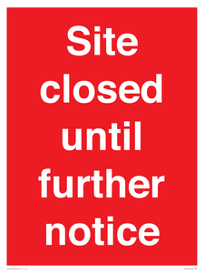 PA6014: Site closed until further notice