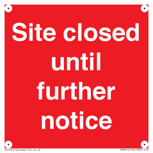 PA6014: Site closed until further notice