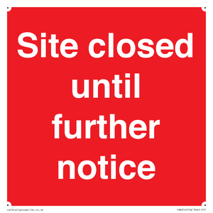 PA6014: Site closed until further notice