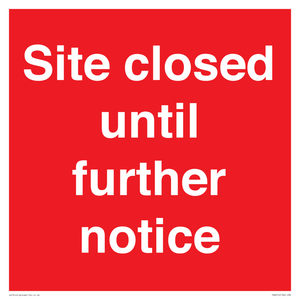 PA6014: Site closed until further notice
