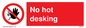 PA6045: No hot desking sign