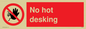 PA6045: No hot desking sign