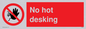 PA6045: No hot desking sign