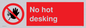 PA6045: No hot desking sign