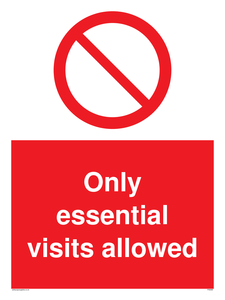 PA6060: Only essential visits allowed