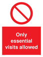 PA6060: Only essential visits allowed