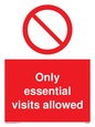 PA6060: Only essential visits allowed