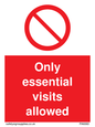 PA6060: Only essential visits allowed