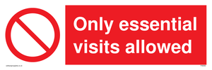 PA6060: Only essential visits allowed