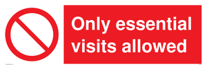 PA6060: Only essential visits allowed