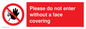 PA6094: Please do not enter without a face covering