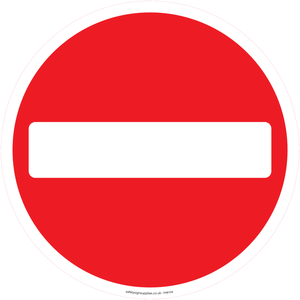 PA6104: No entry sign