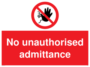 PA6111: No unauthorised admittance