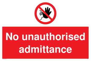 PA6111: No unauthorised admittance