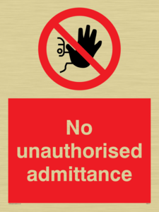 PA6111: No unauthorised admittance