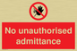 PA6111: No unauthorised admittance