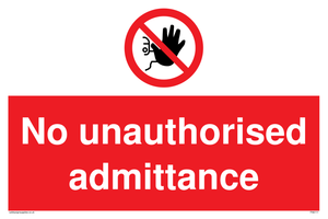PA6111: No unauthorised admittance