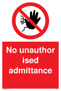 PA6111: No unauthorised admittance