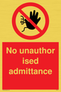PA6111: No unauthorised admittance