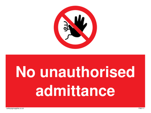 PA6111: No unauthorised admittance