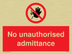 PA6111: No unauthorised admittance