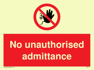 PA6111: No unauthorised admittance